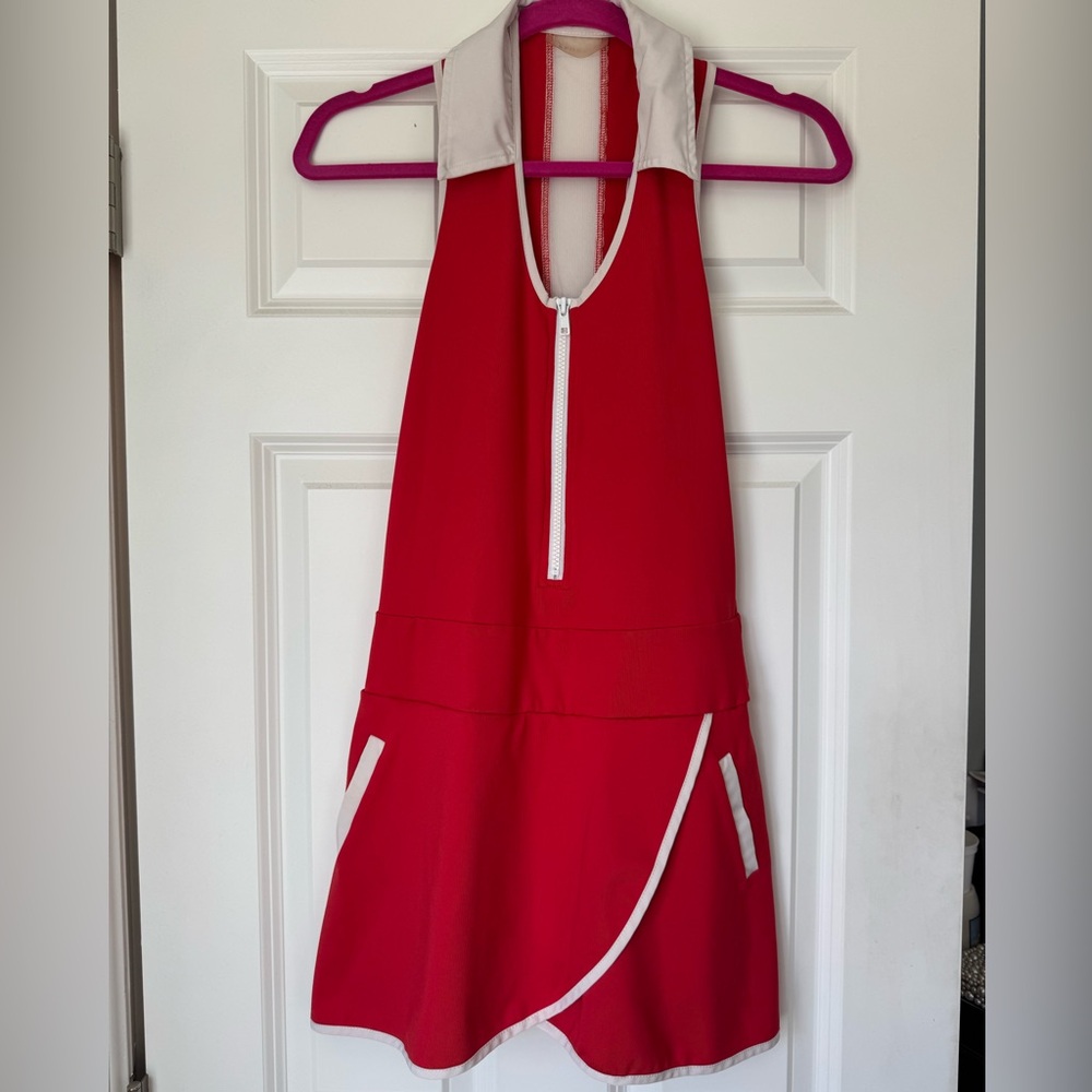 Red athletic dress size small